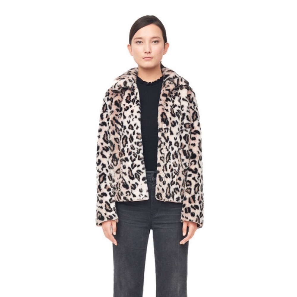 LA VIE BY REBECCA TAYLOR Size-M LEOPARD